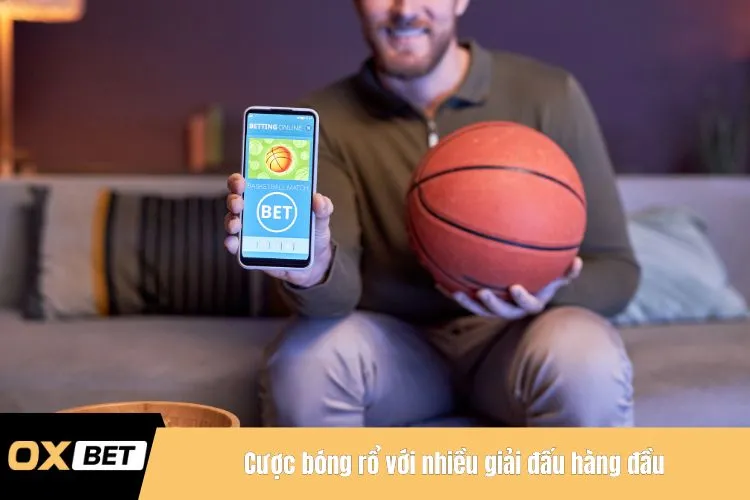 Cược bóng rổ với nhiều giải đấu hàng đầu