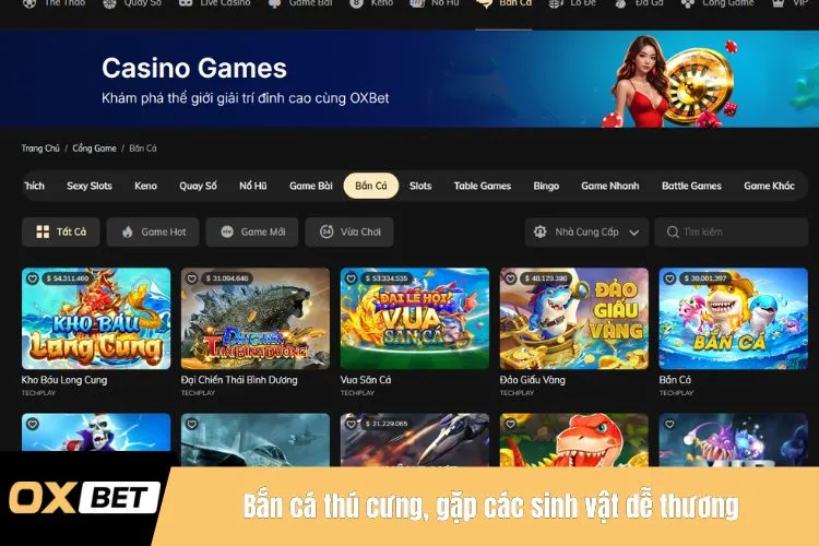 Bắn cá thú cưng, gặp các sinh vật dễ thương